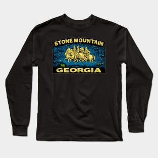 Stone Mountain Georgia Monument Memorial Long Sleeve T-Shirt